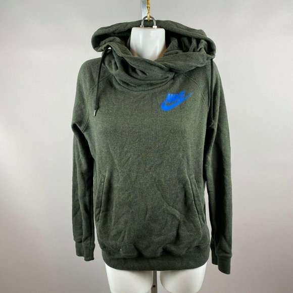 Nike Sweaters - Nike Rally Funnel Neck Hoodie Kangaroo Pouch l